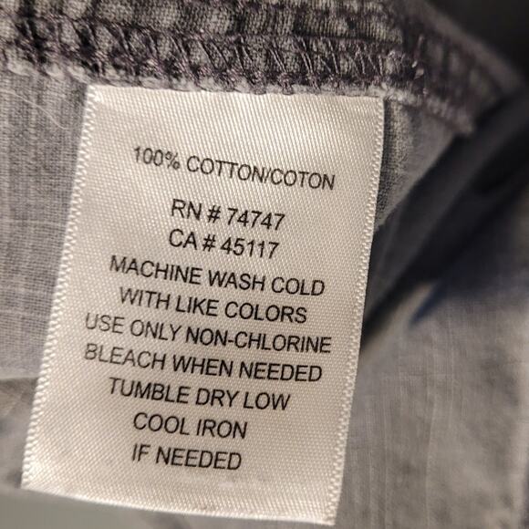 RedHead Brand Co Gray Utility Button Down Shirt Mens M Outdoor Workwear Cotton - Picture 7 of 8